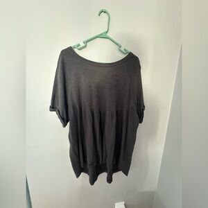 American Eagle Dark Gray Short Sleeve Top
